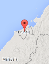 General map of Brunei