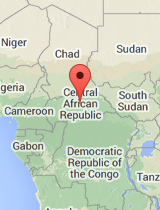 General map of Central African Republic