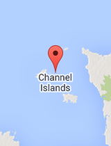 General map of Channel Islands