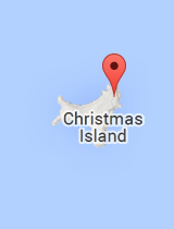 General map of Christmas Island