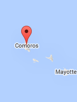 General map of Comoros