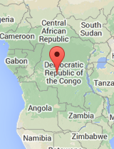 General map of Democratic Republic of the Congo