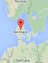 General map of Denmark