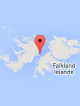 General map of Falkland Islands