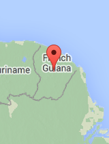 General map of French Guiana