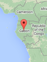 General map of Gabon