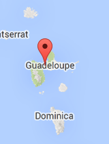 General map of Guadeloupe