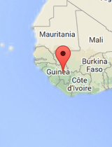 General map of Guinea