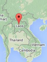 General map of Laos
