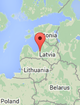 General map of Latvia