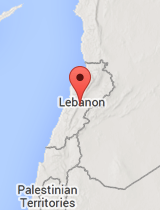 General map of Lebanon