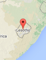 General map of Lesotho