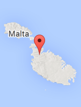 General map of Malta