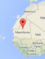 General map of Mauritania