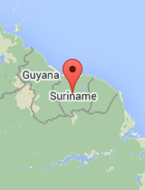 General map of Suriname