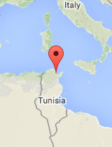 General map of Tunisia