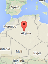 General map of Algeria