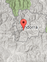 General map of Andorra