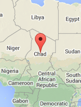 General map of Chad