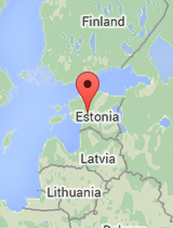 General map of Estonia