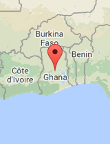General map of Ghana