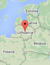 General map of Lithuania