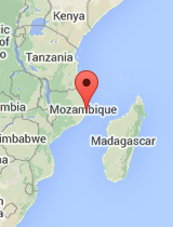 General map of Mozambique