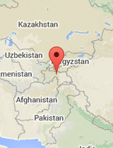 General map of Tajikistan