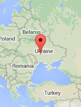 General map of Ukraine